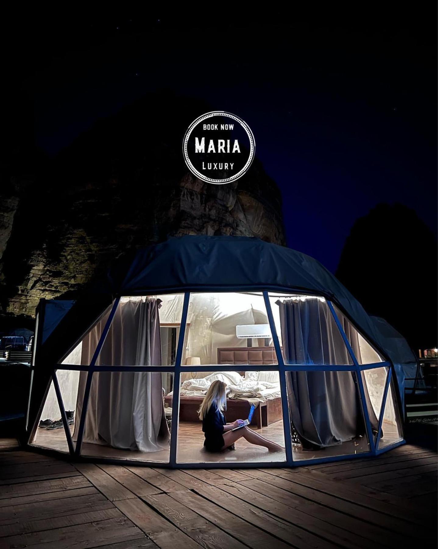 Rum Maria Luxury Camp & Bubble Rooms Вади-Рам Экстерьер фото