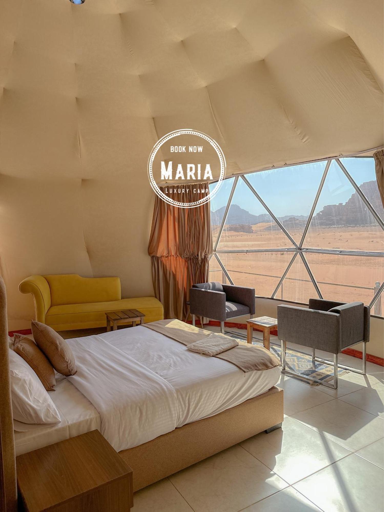 Rum Maria Luxury Camp & Bubble Rooms Вади-Рам Экстерьер фото
